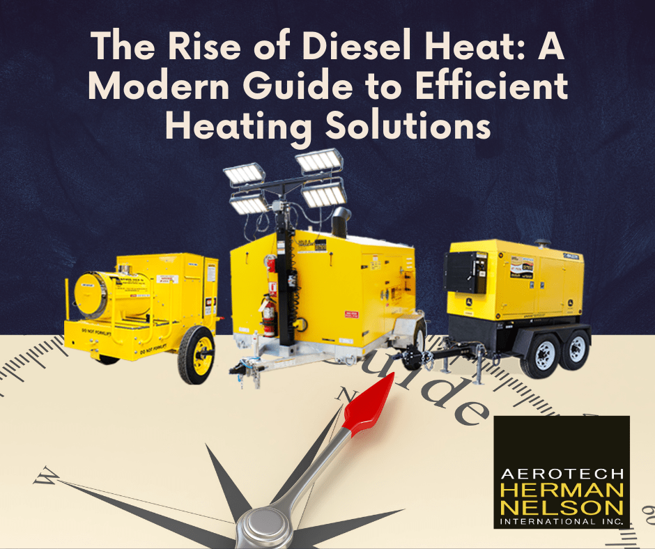 Modern diesel heater illustrating the efficiency and versatility of diesel heat technology.