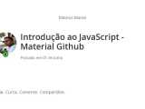 Introdução Ao Javascript Material Github