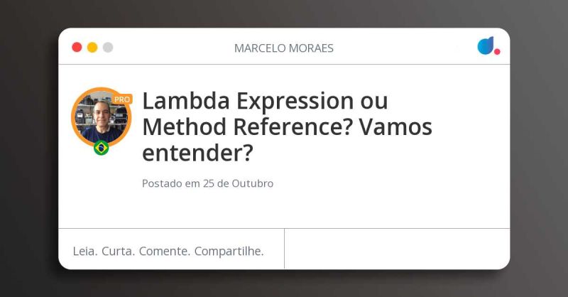 Lambda Expression Ou Method Reference Vamos Entender Marcelo Moraes - Best Abstract Backgrounds in 4K