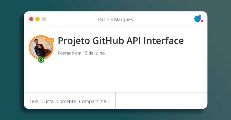 Github Danielscustodio Github Details Atrav S Da Api Do Github Esta - Download Artistic Abstract Image | Mobile
