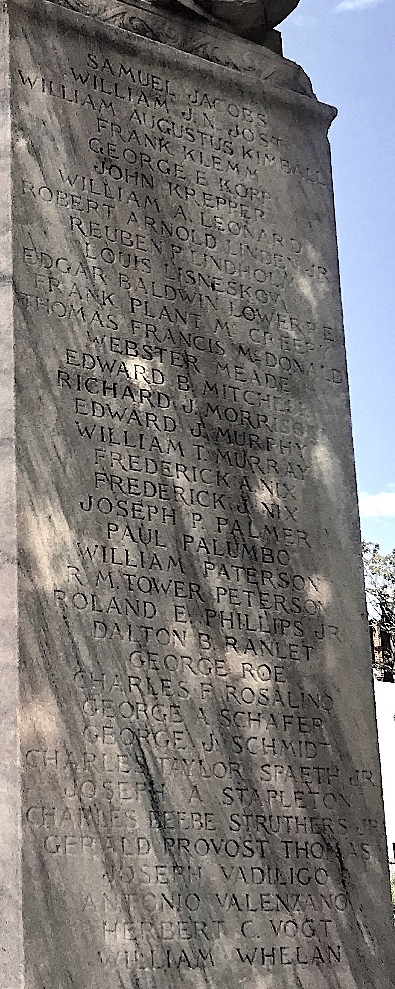 Names of Veterans H-W.