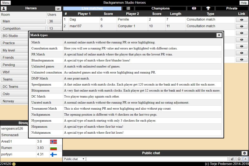 Backgammon Studio Heroes - Landscape Arts - Elegant HD Collection