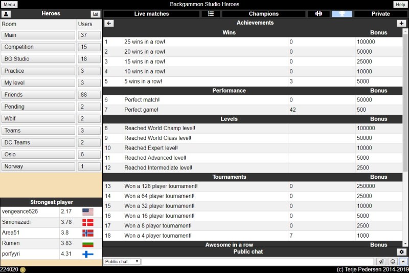 Backgammon Studio Heroes - Sunset Designs - Incredible Mobile Collection