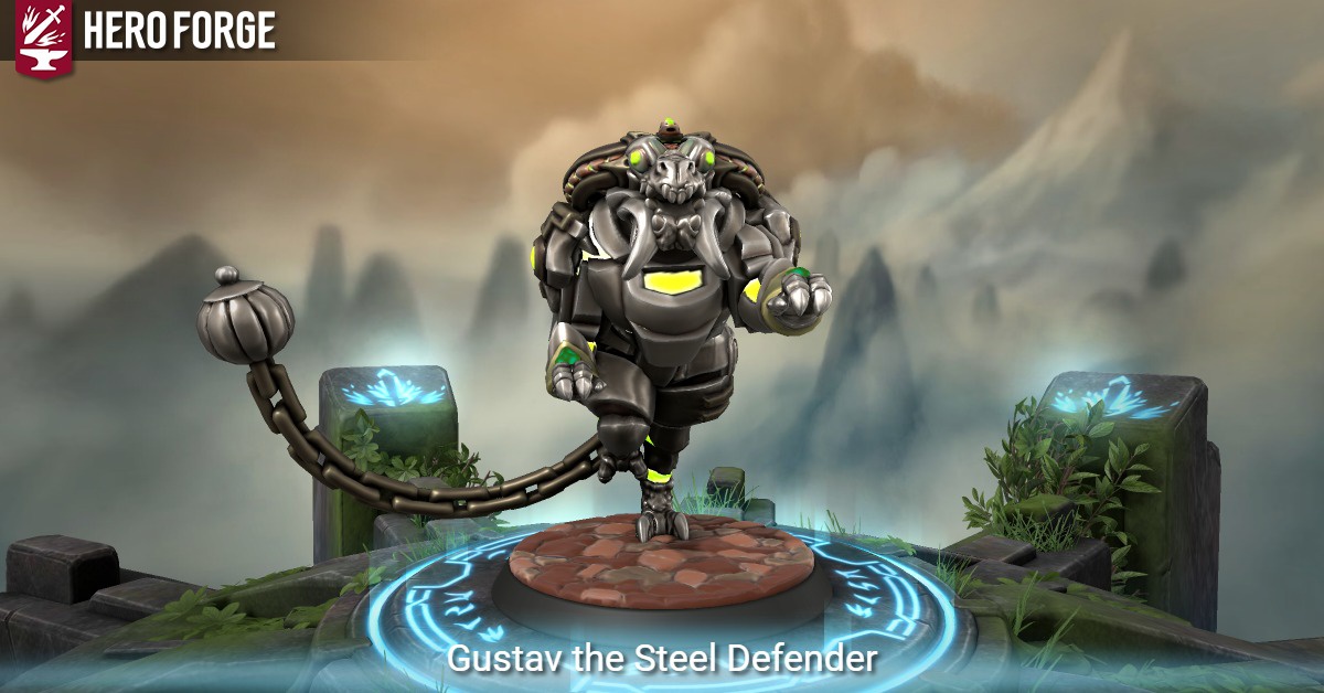 wallpapers Steel Defender 5E Art gustav the steel defender made with hero forge