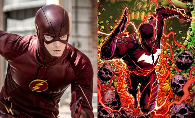 See Paul Wesley Suit Up As Red Death For Grant Gustin's The Flash - Heroic Hollywood 380_x_628_jpg