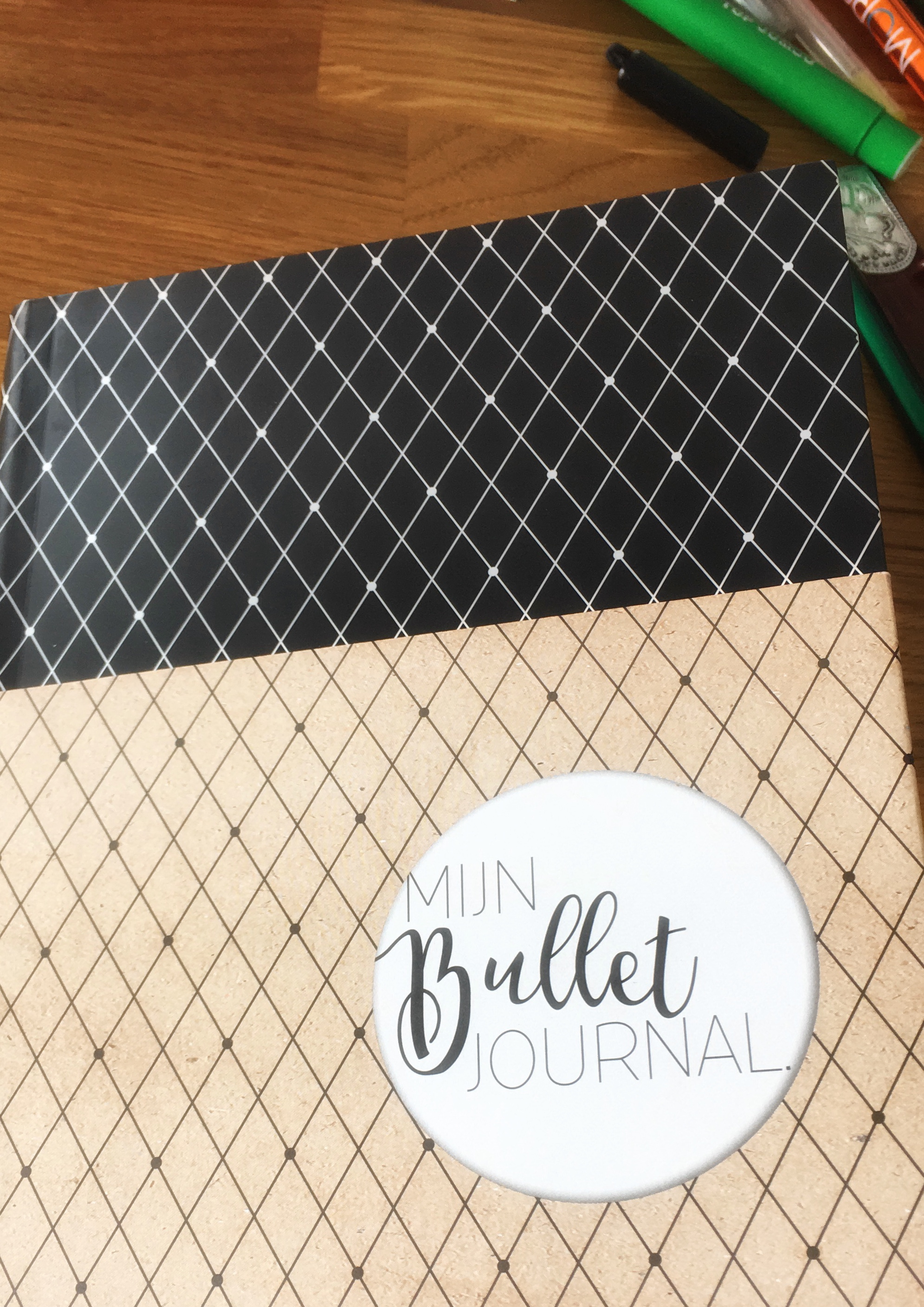 Hier is ie dan, mijn eigen bullet journal!