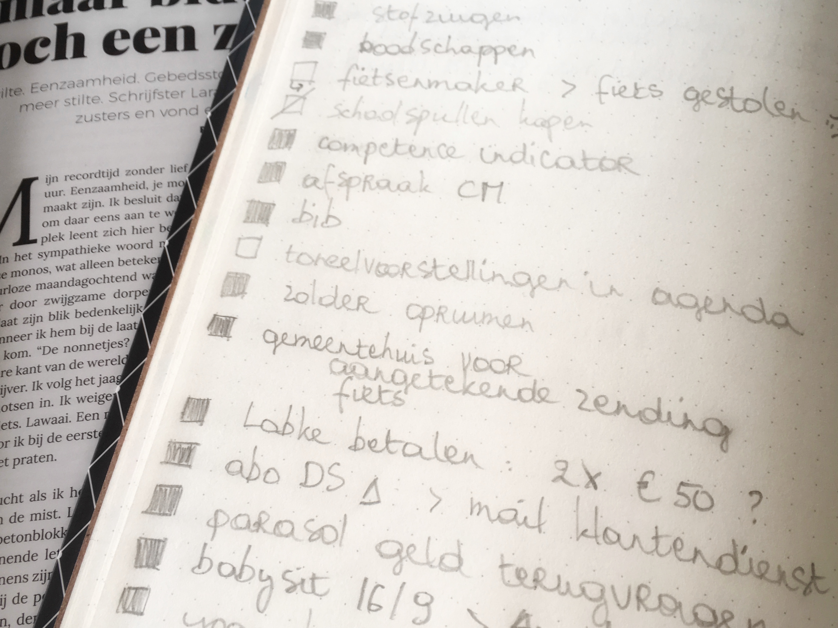 to do lijst met status