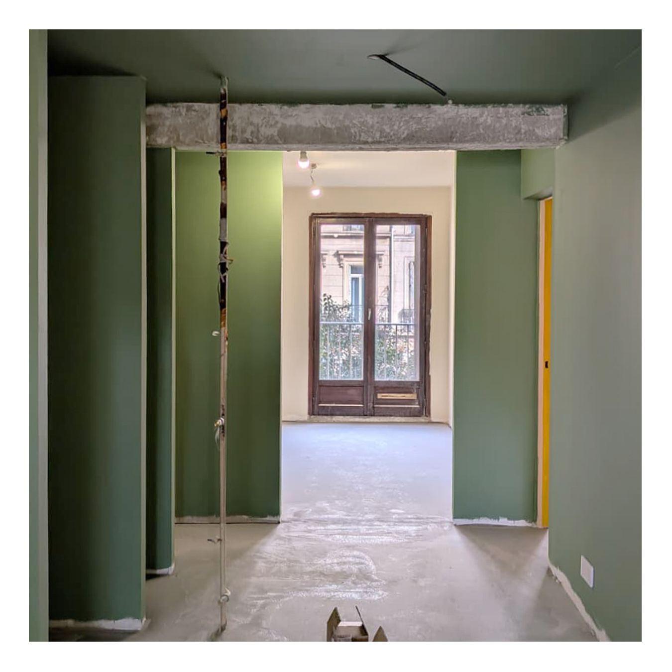 Entrée de l'appartement Lodi après décloisonnement