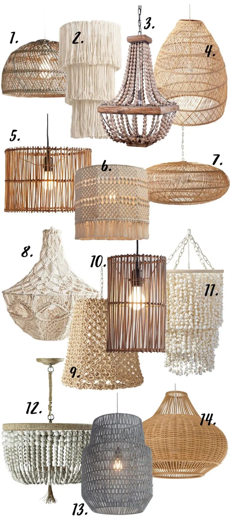 Modern Boho Chandeliers Pendant Lights 30 Chic Options Hey Djangles