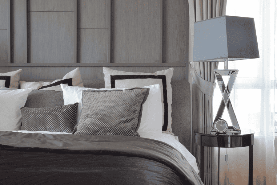 The most timeless bedroom decor with grey bed frames