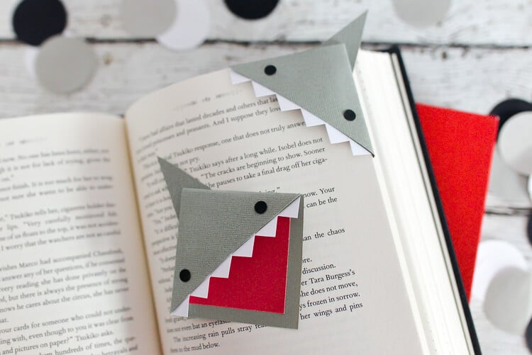 shark week corner shark bookmark hey lets make stuff