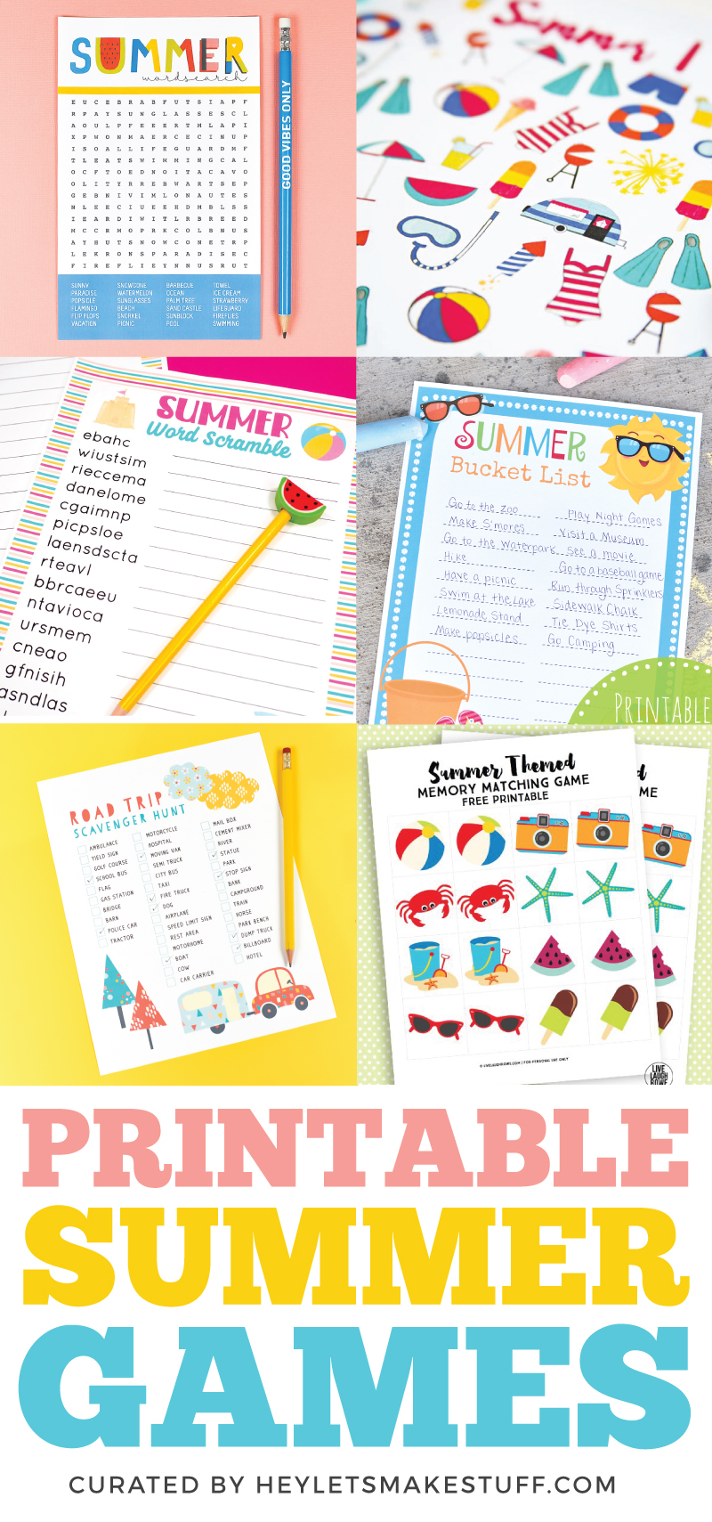 20 printable summer games to keep you cool