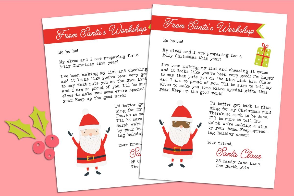 Elf On The Shelf Letter From Santa Printable