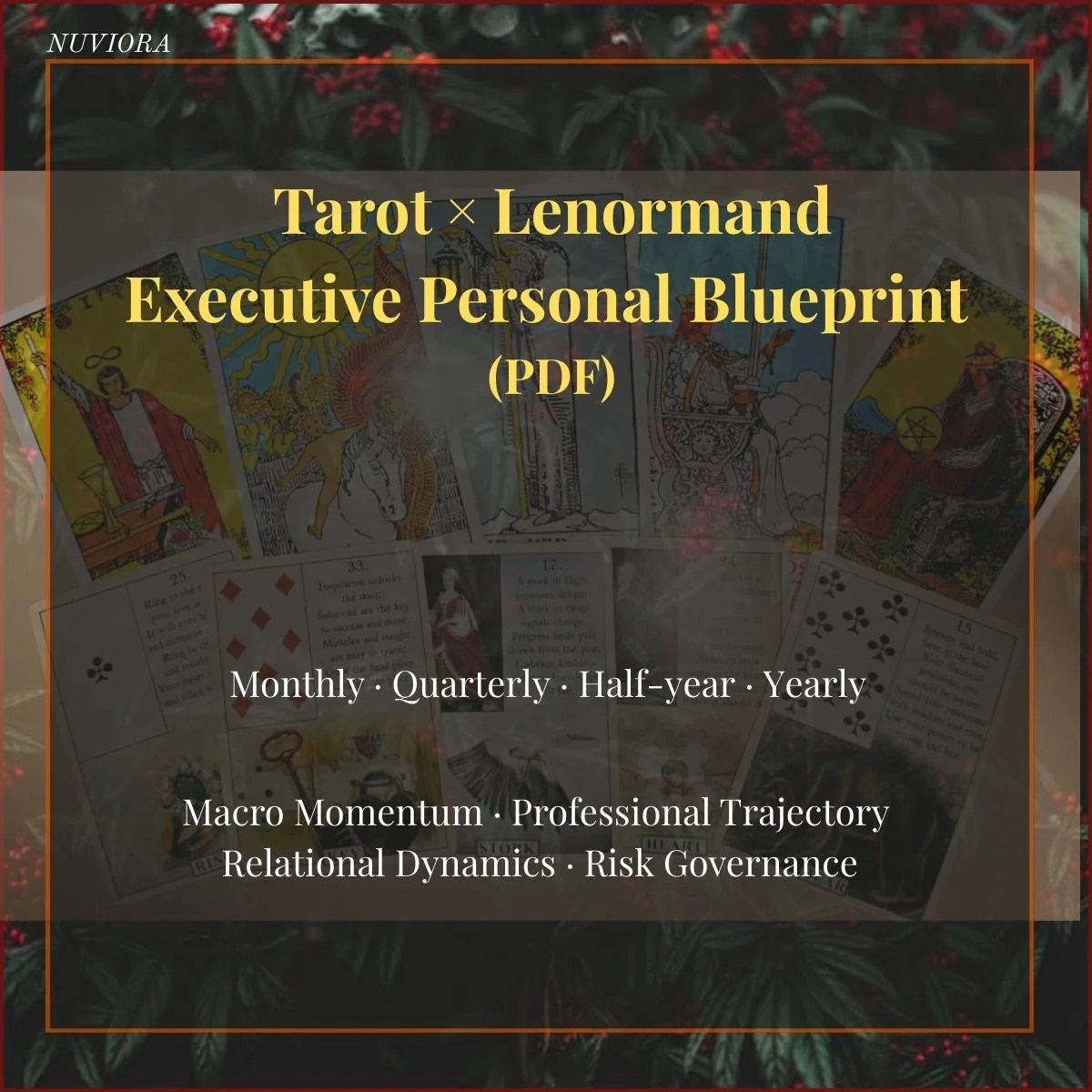 Tarot * Lenormand| Executive Personal Blueprint Service Cover