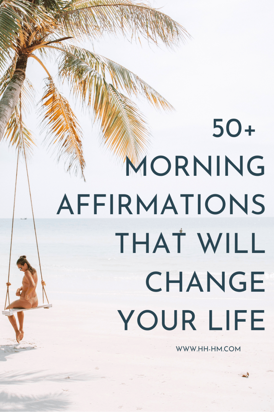 50 positive morning affirmations to say after you wake up to change your life! Get your morning motivation with this list of positive affirmations including affirmations for happiness and abundance, affirmations for self confidence and self love as well as success affirmations to help you succeed in life and in your career!