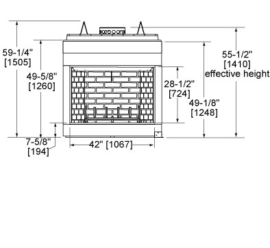 Heatilator Icon Series Wood Fireplace