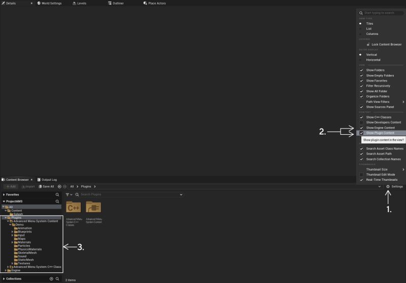 Advanced Menu System Start Guide - Best Abstract Textures in 4K