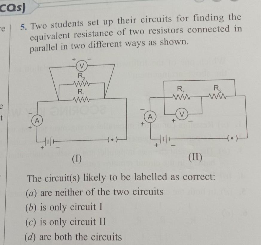 Two Students At A Circuit For Finding The Equivalent Two Students At A Circuit For Finding The Equivalent