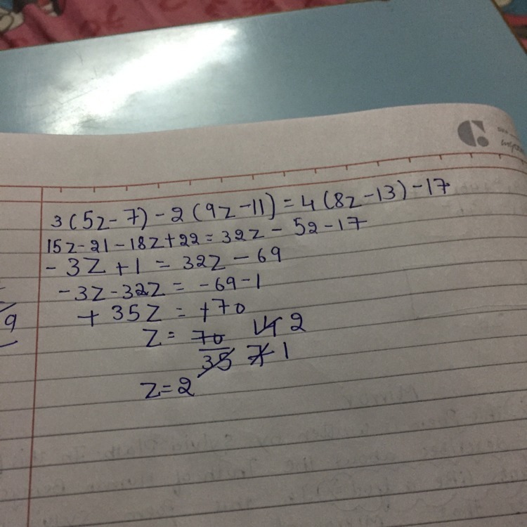 2 5z 3 8z 7 20 Solve This Equation And Verify The Answer Brainly In Property Name Property Value Reference.