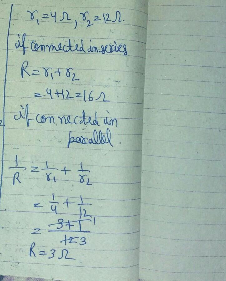 What Possible Values Of Resultant Resistance Are Possible By What Possible Values Of Resultant Resistance Are Possible By
