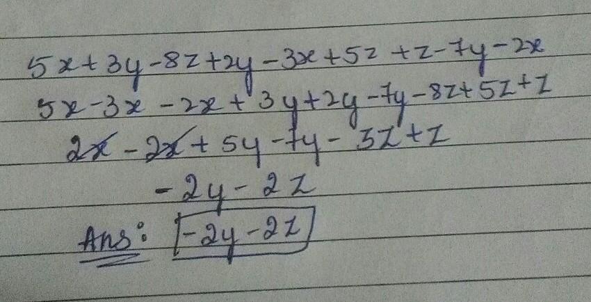 3 Solve The System Of Equations 2x 3y 5x 3y 4 Chegg 5x 2y 0 iii.