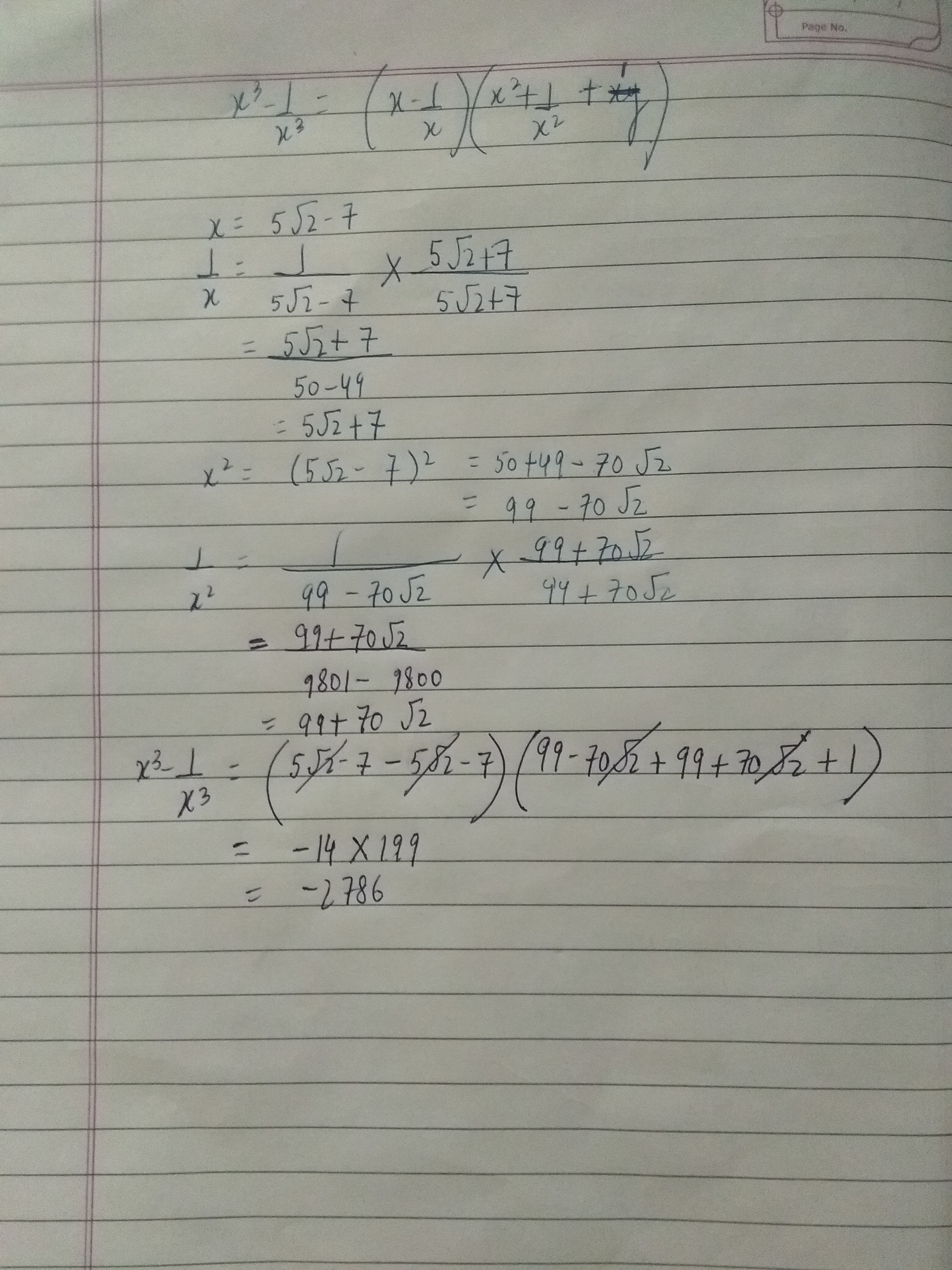 Evaluate The Following Limit Lim X 0 5 X 3 X 2 X 3 X Work inside the.