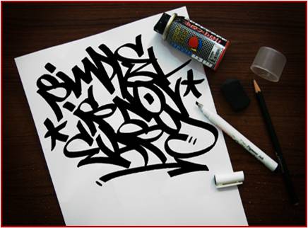 Menghias Dinding Kamar Dengan Graffiti | Hiasanrumah 322_X_436_jpg