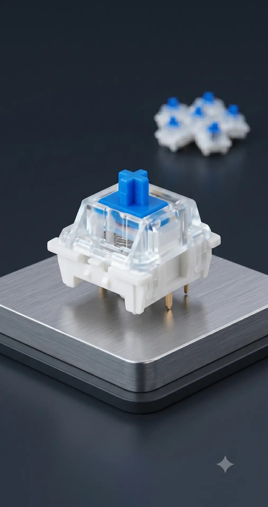 Blue Switch Mekanik Tuşlu Clicker Anahtarlık 3D yazıcı klavye için