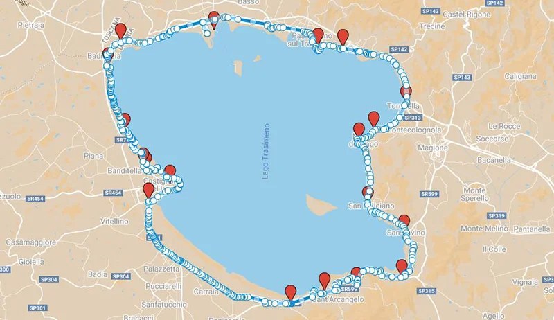 Things To Do Around Lake Trasimeno Hidden Umbria Cycle Loop Around Lake