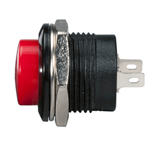 SPST Threaded Push Button