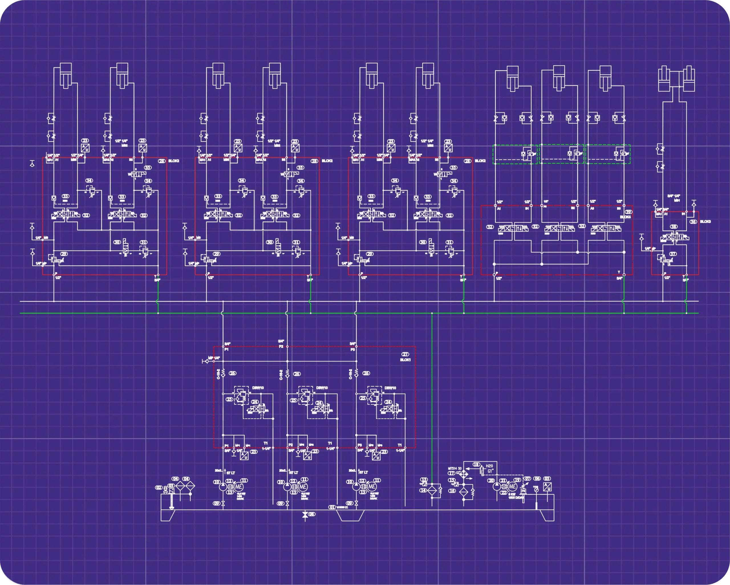 Hidrolik Devre Şeması