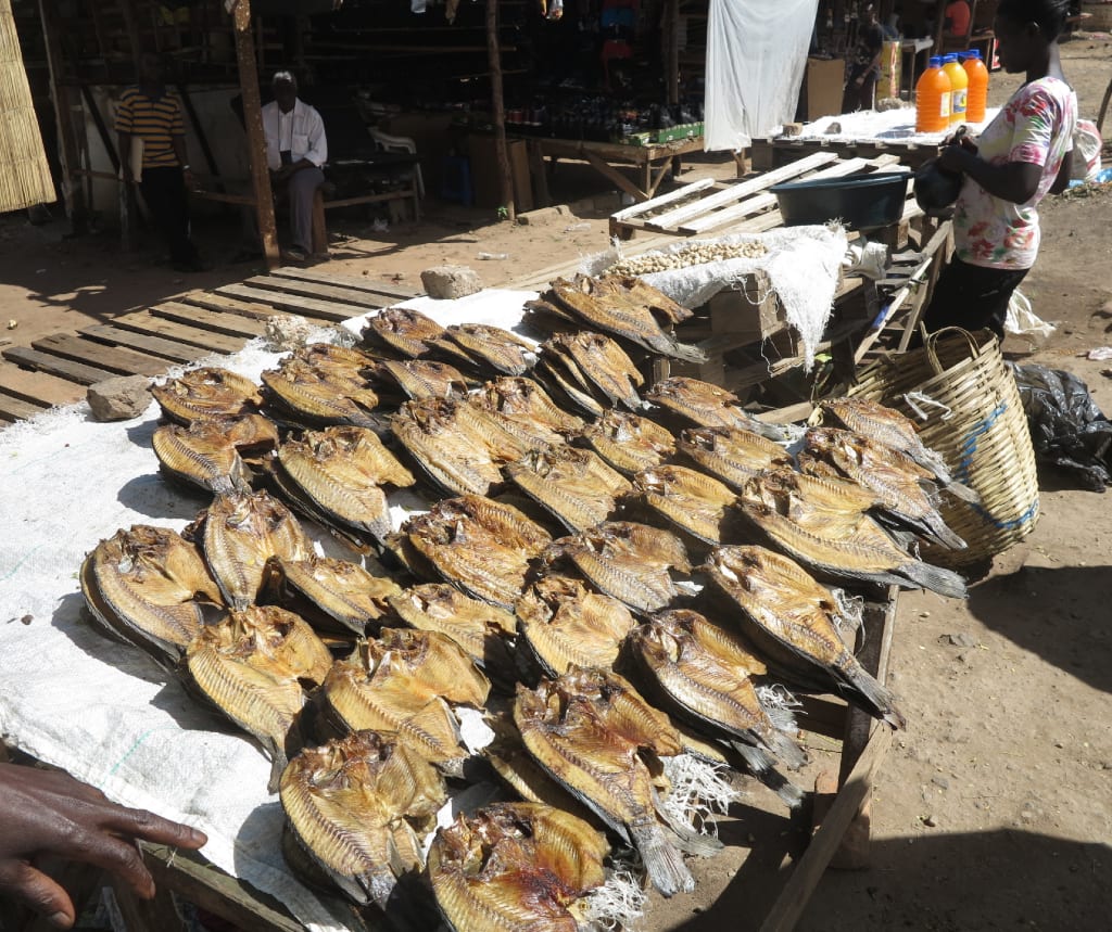 Markt in Livingstone in Sambia