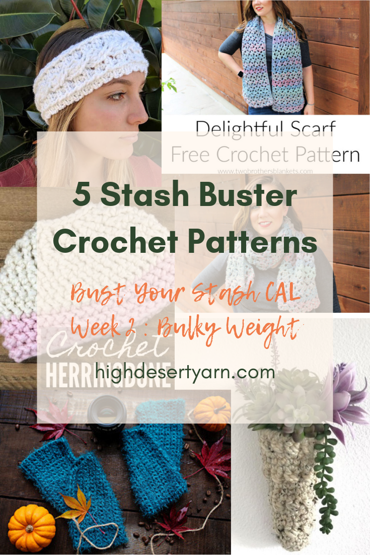Bust Your Stash CAL — Week 2 (Bulky Weight)