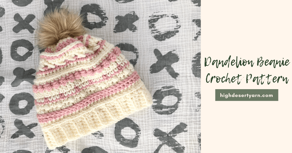 Dandelion Beanie Crochet Pattern