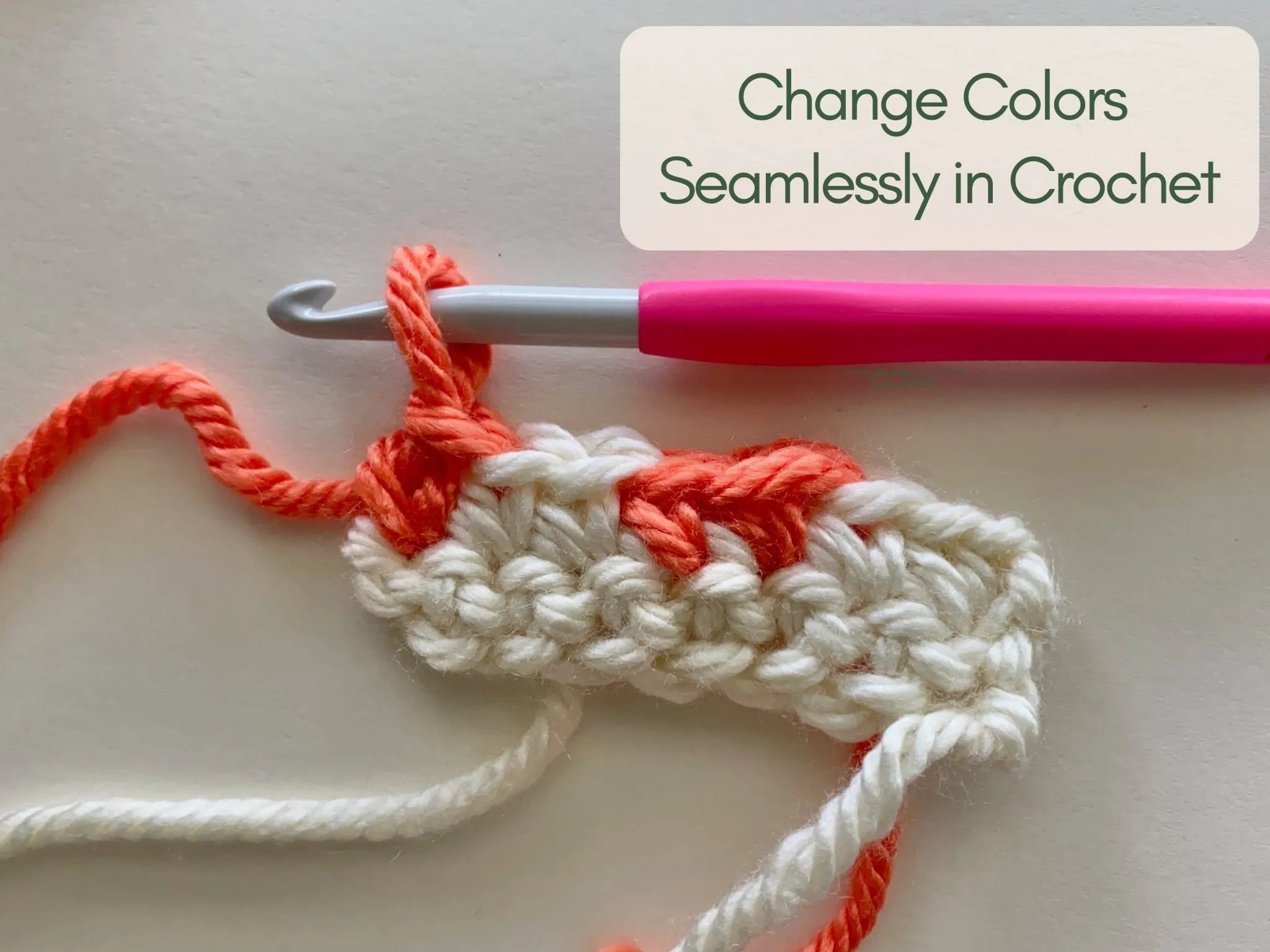 Change Colors Seamlessly in Crochet