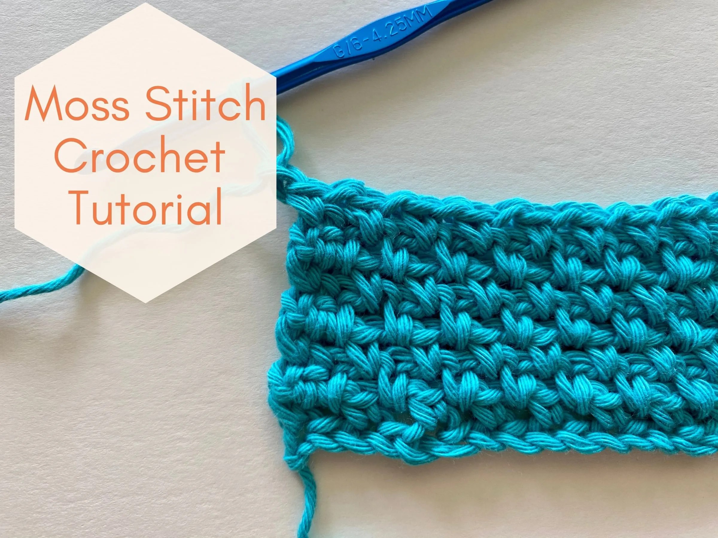Moss Stitch Tutorial