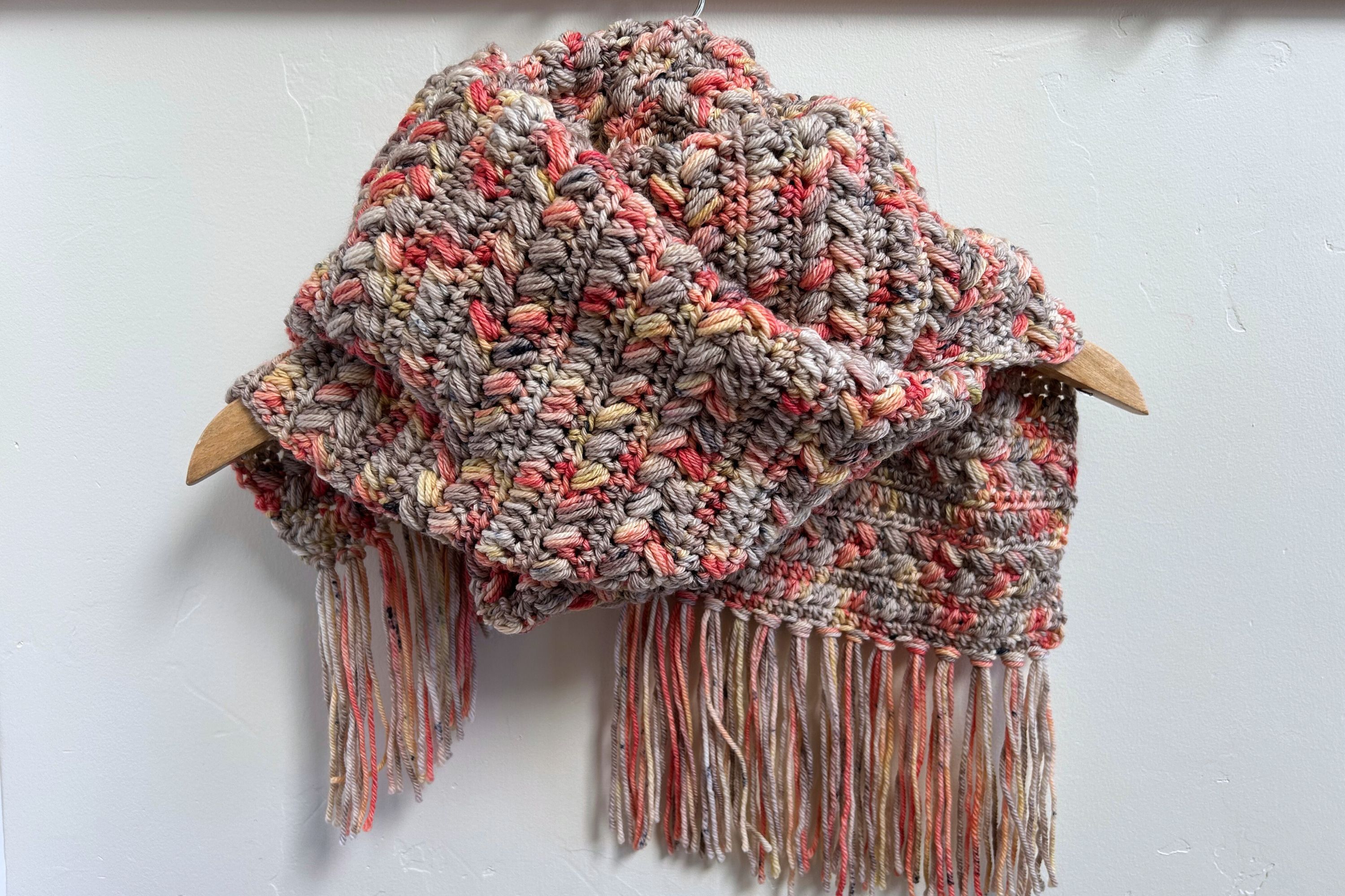 Brioche Bun Crochet Scarf Pattern – High Desert Yarn