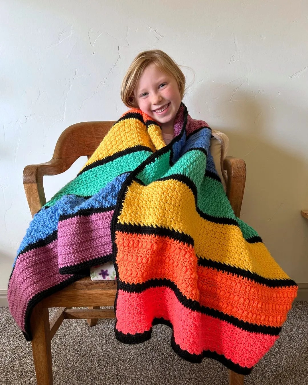 Rainbow Crochet Blanket | Free Crochet Pattern – High Desert Yarn
