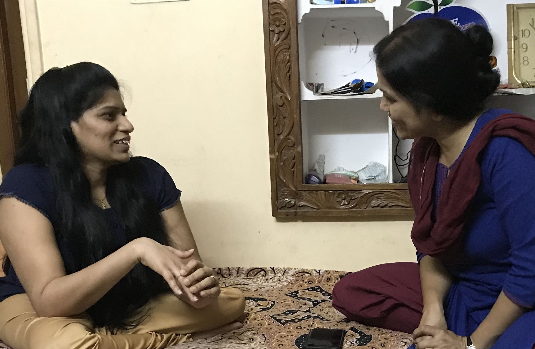 Customer interview in progress