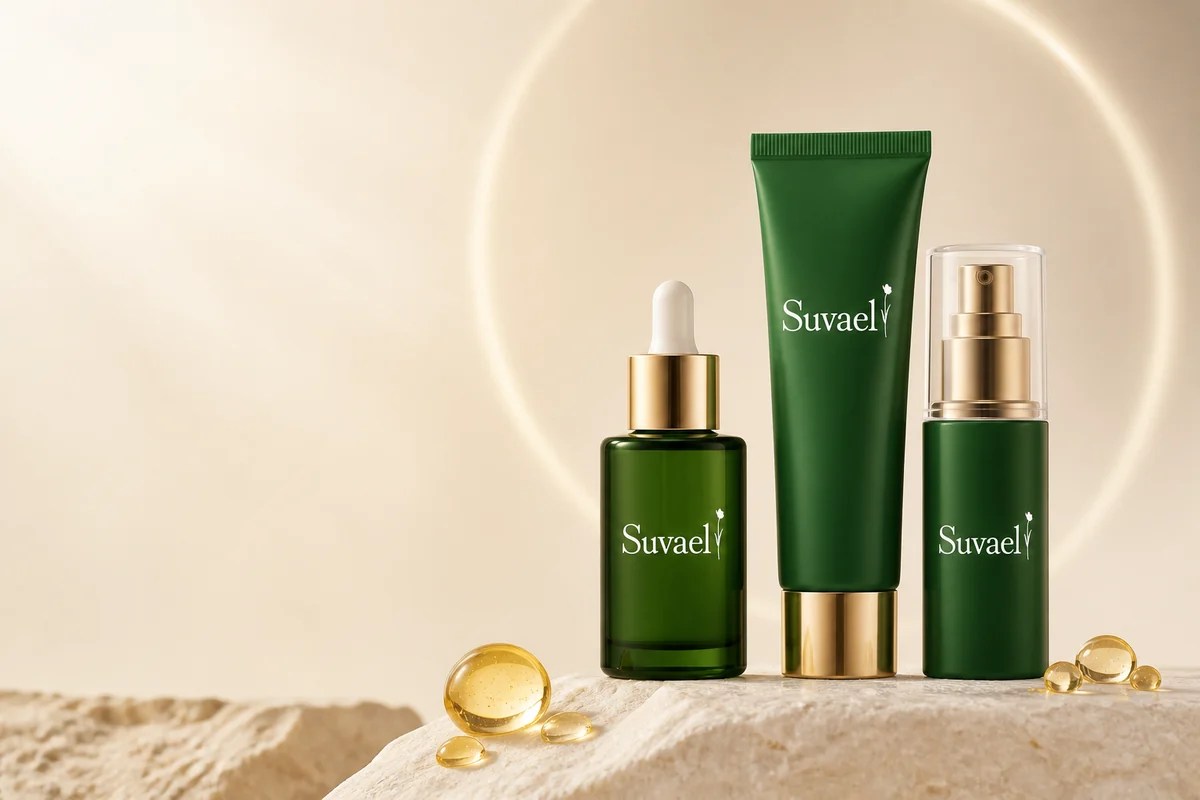 Suvael private label dark spot remover product collection
