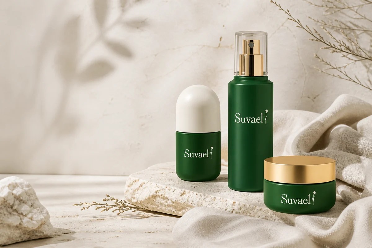 Suvael private label deodorant product collection