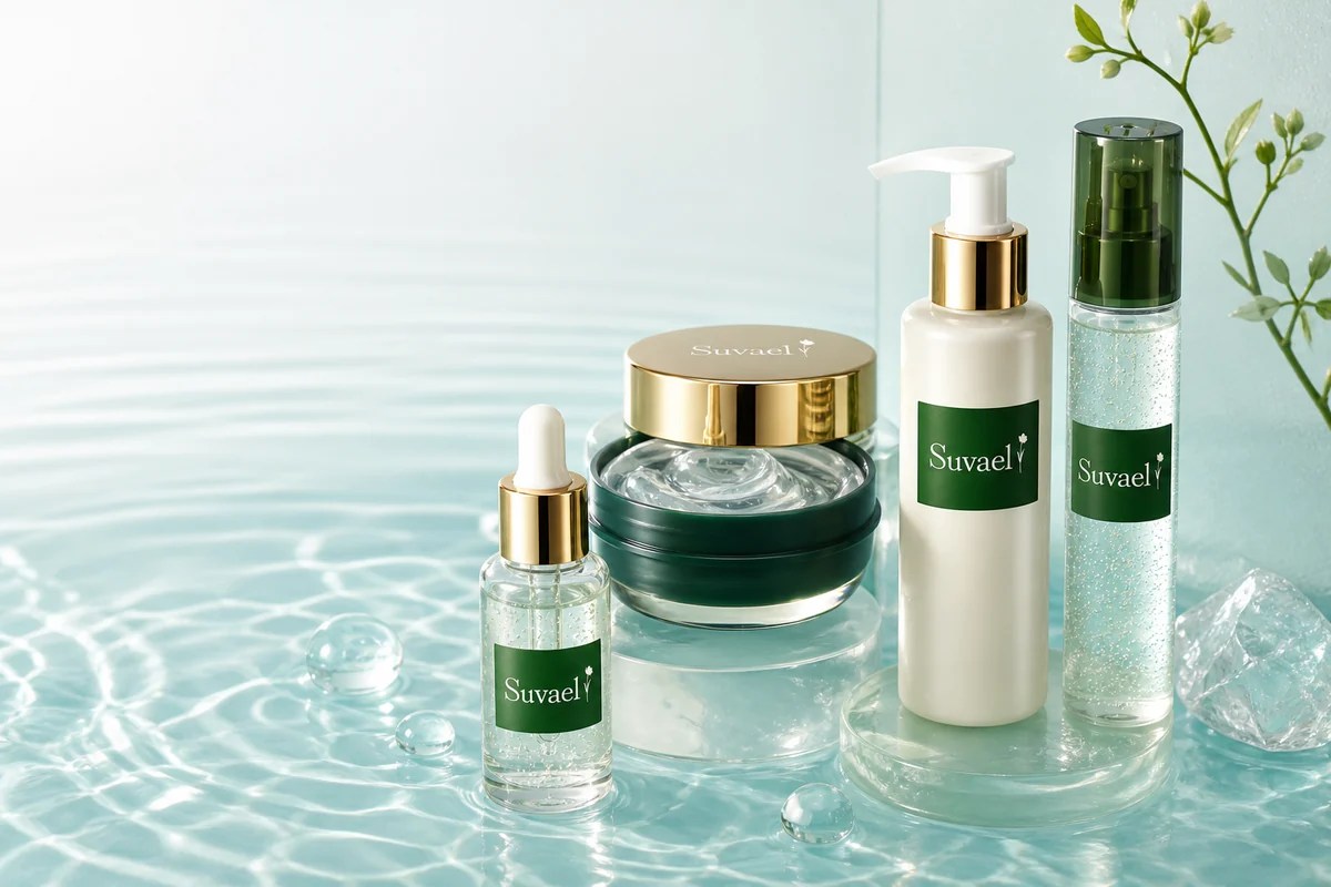 Suvael private label hydrating product collection
