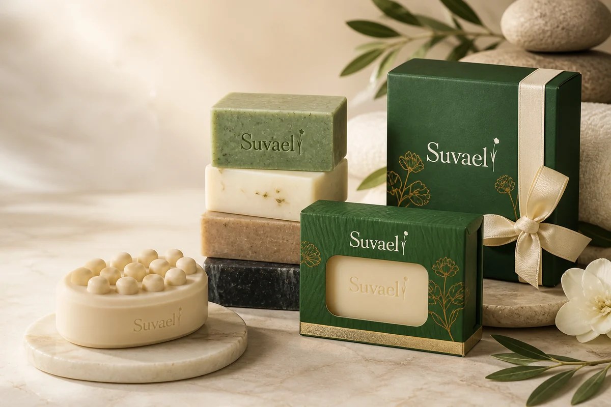 Suvael private label spa soap product collection