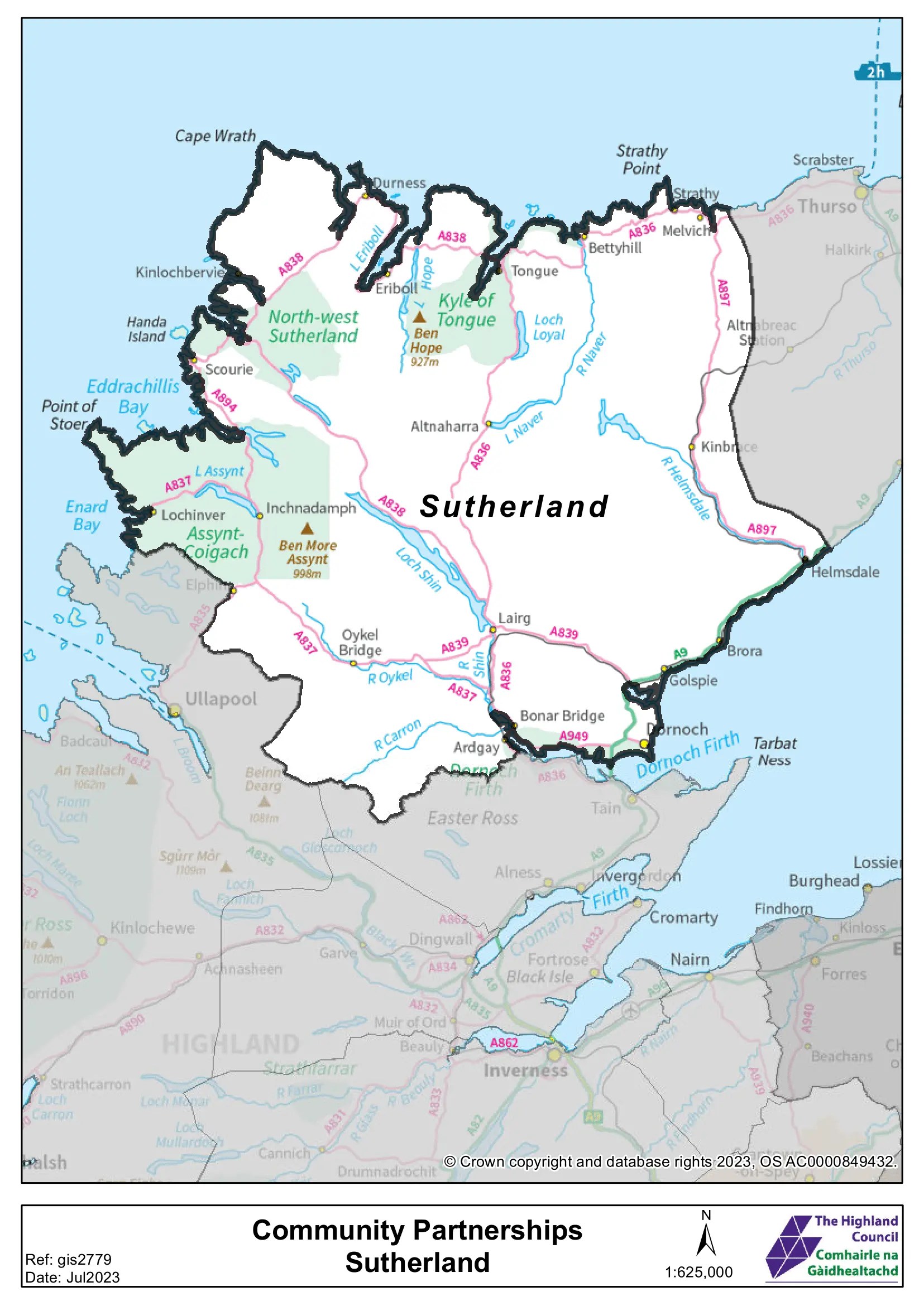 Sutherland CP Highland Community Planning Partnership Gis2779 Sutherland CP A4P 200dpi 1.webp