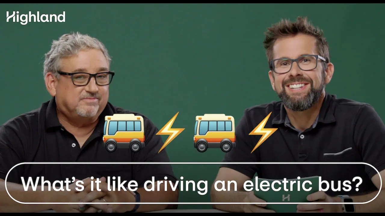 Video title: What's it like driving an electric bus?