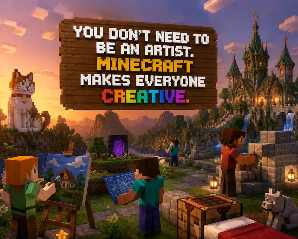 Read more about the article Making Art in Minecraft (And Where to Show It Off)