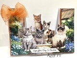 A Purrfect Day Card Using In The Studio Whiskered Chorus By Kath W