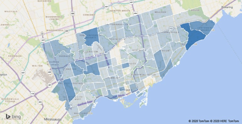 Toronto Postal Code Map Ontario New York ZIP Code United States Covid Fatalities Postalcode 