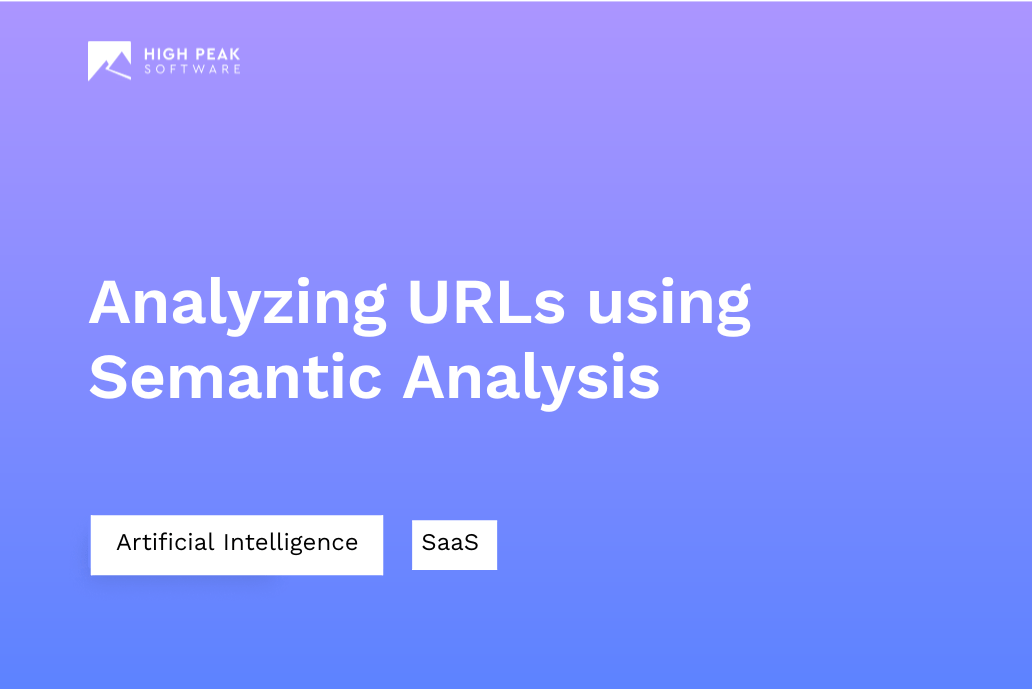 Analyzing URLs using Semantic Analysis