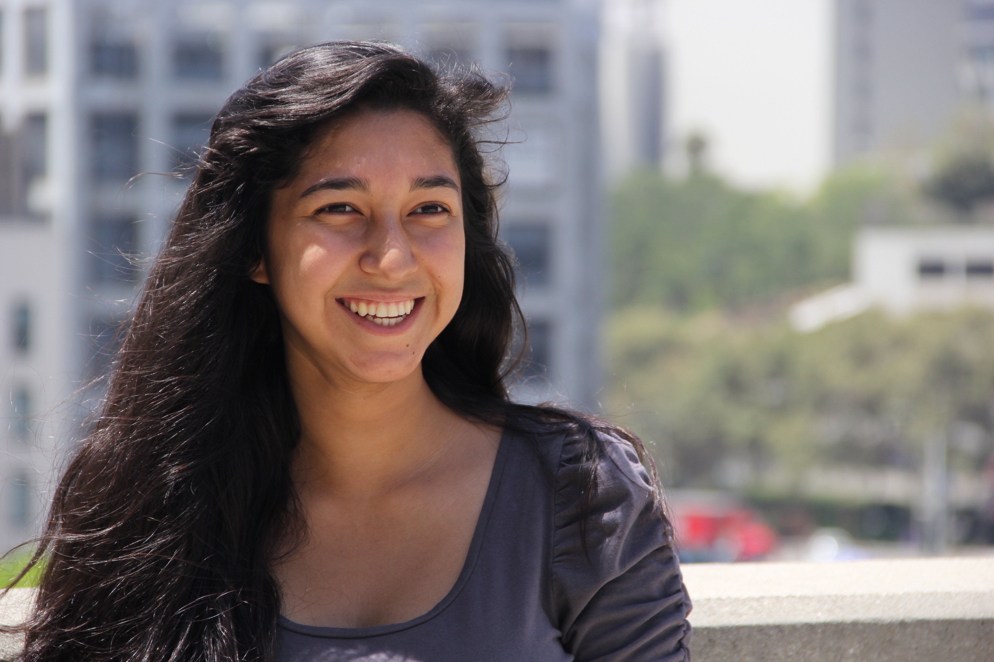 Rebecca Castillo during the 2016 HS Insider summer internship.